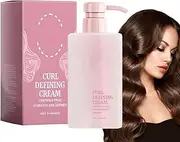 Curl Defining Cream, Curl Cream for Curly Hair Anti Frizz, Moisturizing, Smoothing for Curly & Wavy Hair,1Pcs