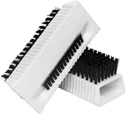 Beavorty 2PCS nail care brush nail Art scrubber Nai Scrub Brush brush manicure pedicure brush Hand Nail Brush manicure nail brush bristles shampoo brush white