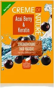 Creme of Nature Acai Berry Keratin Strengthening Hair Masque Mask Conditioners, 1.75 Ounce