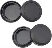 Body Cap & Rear Lens Cap Cover for Canon EOS R1 R3 R10 R8 R7 R6II R6 R5II R5 R RP Camera and More with RF Mount, Lens Accessories for Canon r1 r3 r10 r8 r7 r6 r5-2Packs