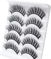 False Eyelashes Three-dimensional Women Makeup Curling False Eyelashes Lightweight Reusable 3