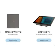 Viewsonic Small and Medium Room MTR. Bundle for Microsoft Teams Rooms includes computing engine MPC310-W31-TU and touch console MRC1010-TN