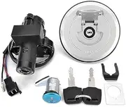 Pexorin Ignition Switch, for Seat, Lock Key Fuel Gas Cap Set, for CB600F Hornet CB600F22 Hornet S PC36 CB250 Hornet 250 35010-MBZ-D00 /01 Motorcycle Ignition Switch