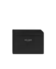 Saint Laurent Paris Open Card Case One size Black