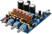 Digital Amplifier Module High Power 2.1 Channel TPA3116 Audio Amplifier Board with Dust Proof Design for Home Theater Sound System 100W Output DC 24V Red Loop Inductance