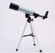 Small Refractive Astronomical Telescope, 45° Erect Optical Stellar Telescope with Tripod for 360° Degree Adjustment, Monocular