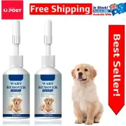Fast-Acting Dog Wart Remover - 2 Pack Gentle Skin Tag Treatment for Dogs