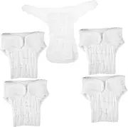 SOPOTUTU 5Pcs Washable Reusable Nappies Cloth Diapers Inserts Soft Cotton Gauze Liners for Newborns High Absorbency for Daily Months