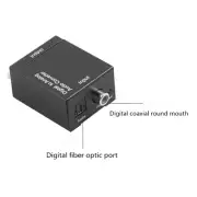 Digital fiber coaxial to analog lotus head audio converter APPLE TV3 to RCA