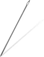 SpitJack 7" Stainless Steel Trussing Needle for Whole Hog, Pig, Lamb, Roast Beef & Turkey (1)