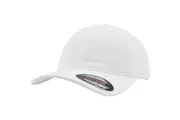 Flexfit Garment Washed Cotton Dad Baseball Cap (White) - UTRW5125