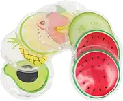 Summer Eye Patches Ice Eye Mask for Eye Fatigue Relief 8pcs Pvc Eye Pads Light Blocking Reusable for Home Camping