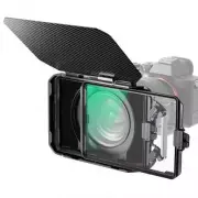 Matte Box Kit+Black Mist 1/4 Square Filter for Two 4x5.65" Square Filters