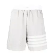[Thom Browne] Ultralight Ripstop 4-Bar Mid Thigh Shorts Men