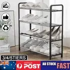 4/5 Tiers Layers Shoe Rack Storage Organizer Shelf Stand Shelves Shoe Storage AU