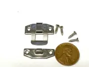 24mm x 19mm silver Mini screws Box Decorative Case Hasp Latch E15