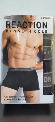 Kenneth Cole Reaction Men's 3-Pieces Cotton Stretch Low Rise Trunks. (74).
