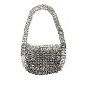 [RABANNE] RABANNE Iconic 1969 Moon bag Woman One Size One Size Silver