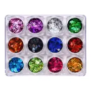Nail Glitter Letter Sequins for DIY Resin Crafting Halloween Christmas Decor