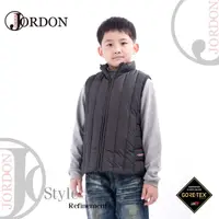 在飛比找Yahoo奇摩購物中心優惠-【JORDON 橋登 童羽絨背心《黑》】0150/保暖背心/