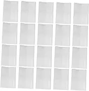 COMPUKAS Waterproof Plastic Book Covers 20 Pack Student Book Protectors for Textbooks Easy to Apply