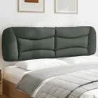 vidaXL Headboard Cushion Dark Grey 180 cm Fabric BMG