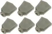 CATIEBYE 6pcs Guitar Tuning Caps Folk Tuning Handles Plastic Tuner Handles for Acoustic Guitars