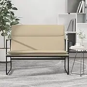 Home Decor | Upholstered Decorative Bench with Armrests and Backrests | Bench Seat for Entryway and Living Room | 100 x 64 x 80 cm | Fabric