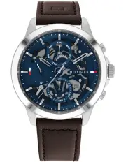 [Tommy Hilfiger] Henry Leather Gent's 1710476 Watch in Dark Brown