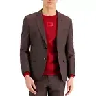 HUGO By Hugo Boss Dark Red Men's Performance Suit Jacket Size 44R