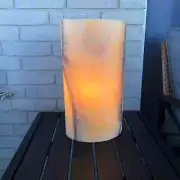 Artisan Onyx Bedside Lamp: Unique Table Light for Stylish Decor