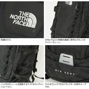 【The North Face】日本版 Big Shot 大型 北臉 黑色 帆布 防潑水 北面 女包 男包 背包 書包 後背包