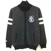 [New] Pearly Gates Knit Jacket Navy × White Mesh Fabric