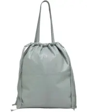 [Oxford] Misha Leather Tote Bag in Cloud Grey