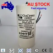 Original CBB60 50uF 450V 50/60Hz Capacitor Motor Start Run Capacitor Washer Pump