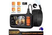 4.3" Screen Industrial Endoscope 8mm Borescope Inspection 1080P HD Camera 15M