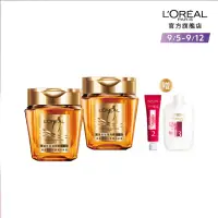 在飛比找momo購物網優惠-【LOREAL Paris 巴黎萊雅】黃金胜高效修護髮膜_