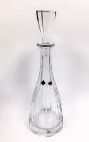 NEW 100% BOHEMIA SKLARNY CRYSTAL CLEAR LIQUOR WINE DECANTER JAR,24%PBO-16" TALL