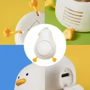 Silicone Duck Shaped Mini Fan Portable And Convenient Cool For Your Neck And