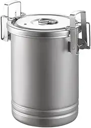Generic Camping Pot Steaming Pot Utensils Stockpot Steamer Lightweight Open Fire Cookware Boiling Pot for Hiking Picnic BBQ Barbecue, 1L NoHandle
