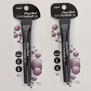 ChapStick Total Hydration Vitamin Enriched Sheer Plum Lip Oil 2 Pack