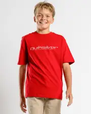 [Quiksilver] Quiksilver Boys' Liquify T-Shirt in Salsa Red Size 16 16 Salsa Red