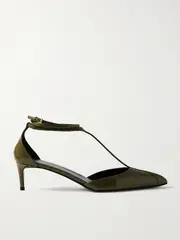 [KHAITE] KHAITE - Mia Patent-leather Pumps - Army green - IT38 IT 38 Green