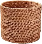 Mipcase Garbage Can Collapsible Trash Bin Wicker Trash Can Decorative Throw Blankets Adorable Waste Bin Woven Storage Basket Rattan Trash Can Autumn Vines Baby Seaweed Key Chain