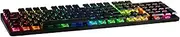 CA-290 - Advanced Gaming Keyboard - 105 Thin Keys Low Profile - Mechanical Red Switch - Anti-Ghosting Complete N-Key Rollover - RGB Backlight - Braided USB Cable