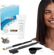 Godefroy Hair Color Tint Kit for 100% Gray Coverage, Medium Brown, 20 Applications, Long-Lasting Root Touch-Up for Men & Women, Pre-Measured Capsules, No Waste, DIY Salon-Quality Results at Home