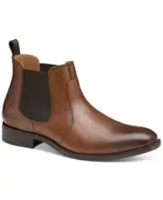 Johnston & Murphy Lewis Chelsea Boot Tan Full Grain 9.5 M (D)