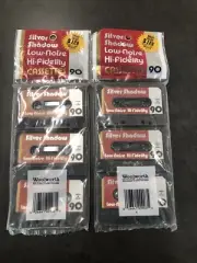 SILVER SHADOW Blank Cassettes 90 Minute Low Noise Hi Fidelity New Woolworth 6