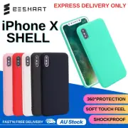 Apple iPhone X Xs Case Genuine Ultra Thin Fit Slim Soft Gel Silicone Case Cover