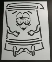 Towelie Stencil - 7 Mil, 8 x 11